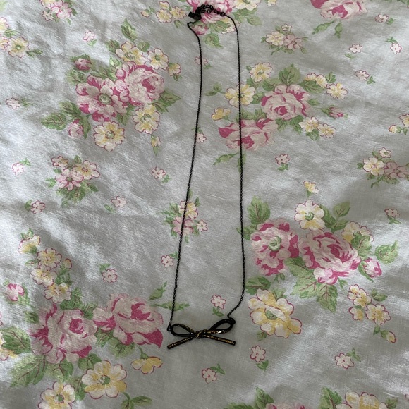 Black Bow Kate Spade Necklace ♠️ 🎀 - Picture 11 of 13